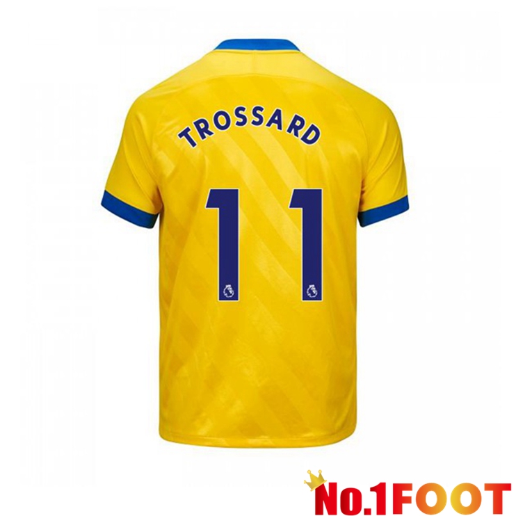 Brentford FC (TROSSARD 11) Third Jersey Yellow 2021/22