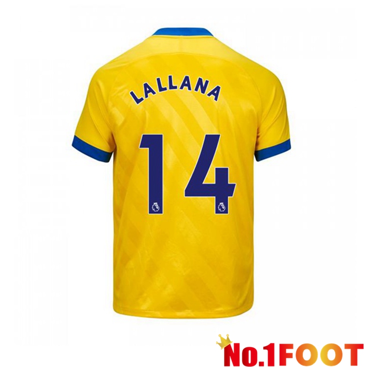 Brentford FC (LALLANA 14) Third Jersey Yellow 2021/22