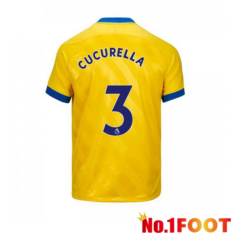 Brentford FC (CUCURELLA 3) Third Jersey Yellow 2021/22