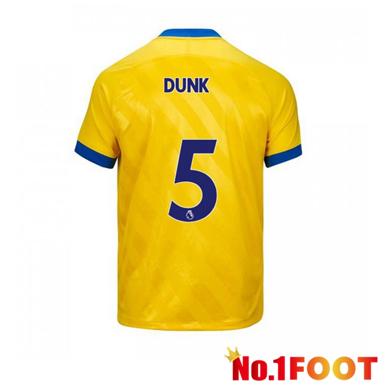 Brentford FC (DUNK 5) Third Jersey Yellow 2021/22