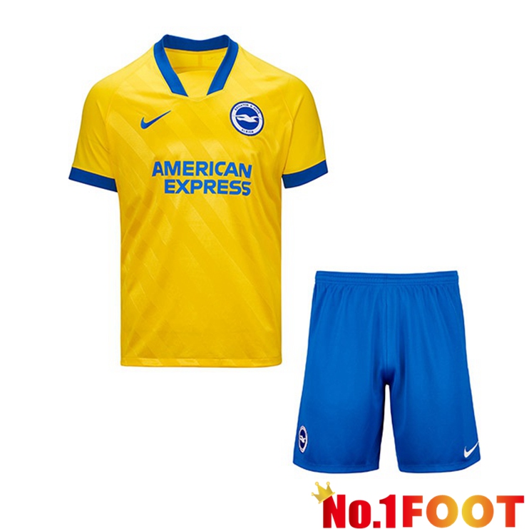 Brentford FC Kids Third Jersey Yellow 2021/22