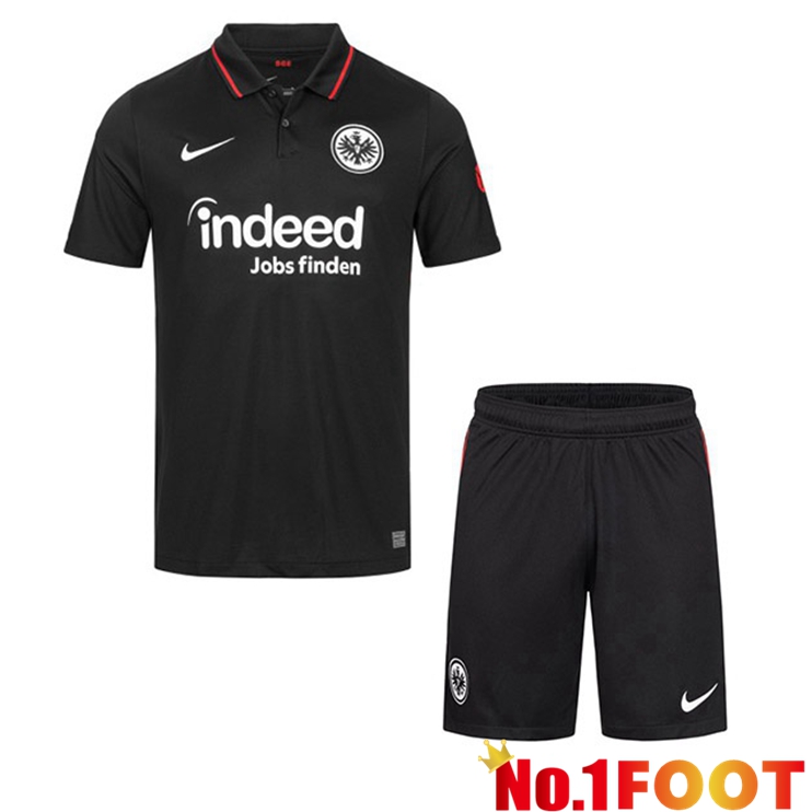 Eintracht Frankfurt Kids Home Jersey Black 2021/22