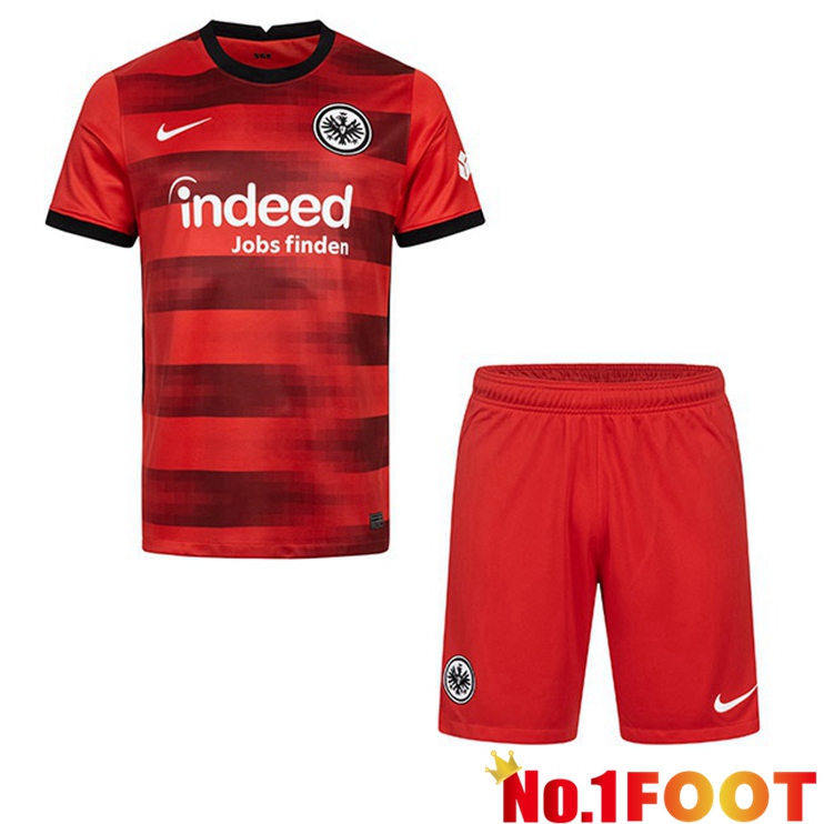 Eintracht Frankfurt Kids Away Jersey Red 2021/22