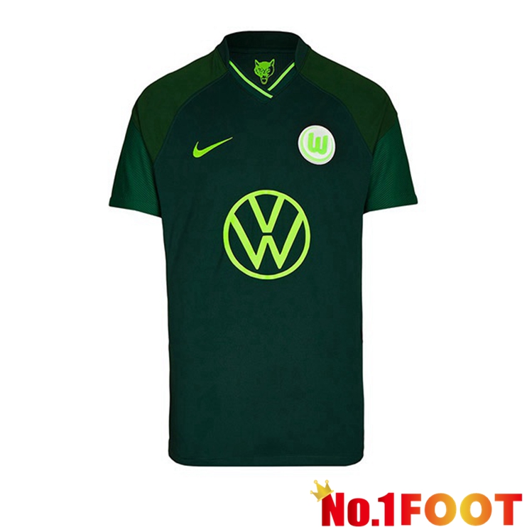 Vfl Wolfsburg Away Jersey Green 2021/22