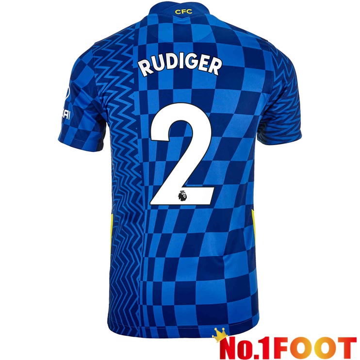 FC Chelsea (RÜDIGER 2) Home Jersey Blue 2021/2022