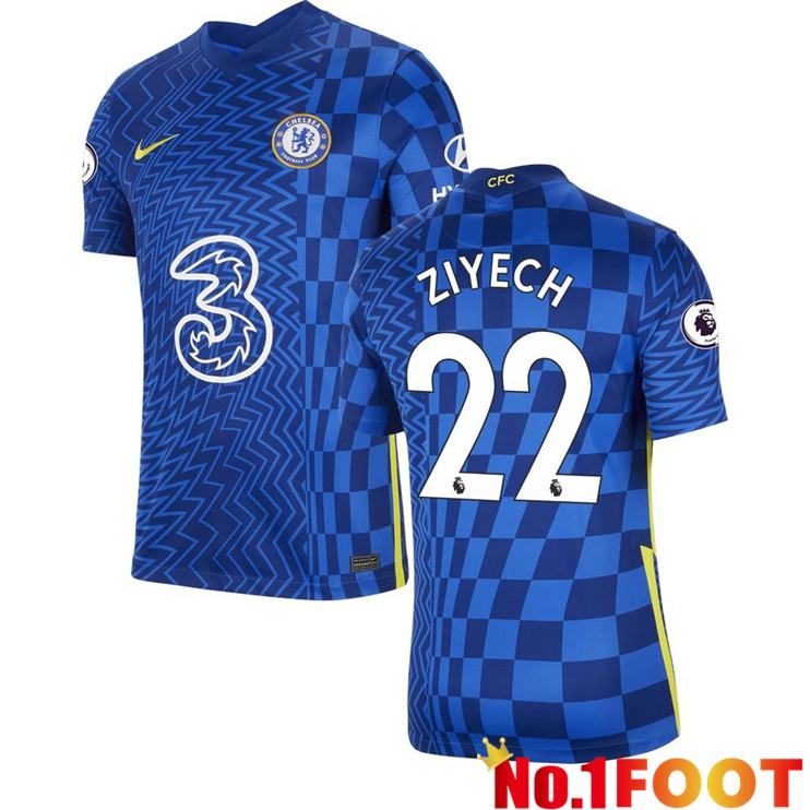 FC Chelsea (ZIYECH 22) Home Jersey Blue 2021/2022