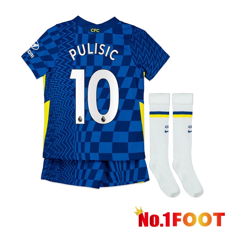 FC Chelsea (PULISIC 10) Kids Home Jersey Blue 2021/2022