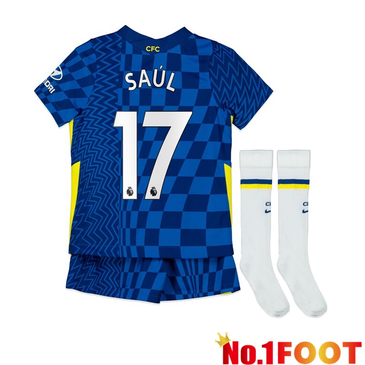 FC Chelsea (SAUL 17) Kids Home Jersey Blue 2021/2022