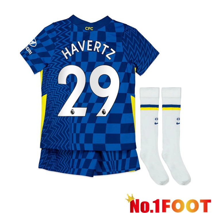 FC Chelsea (HAVERTZ 29) Kids Home Jersey Blue 2021/2022