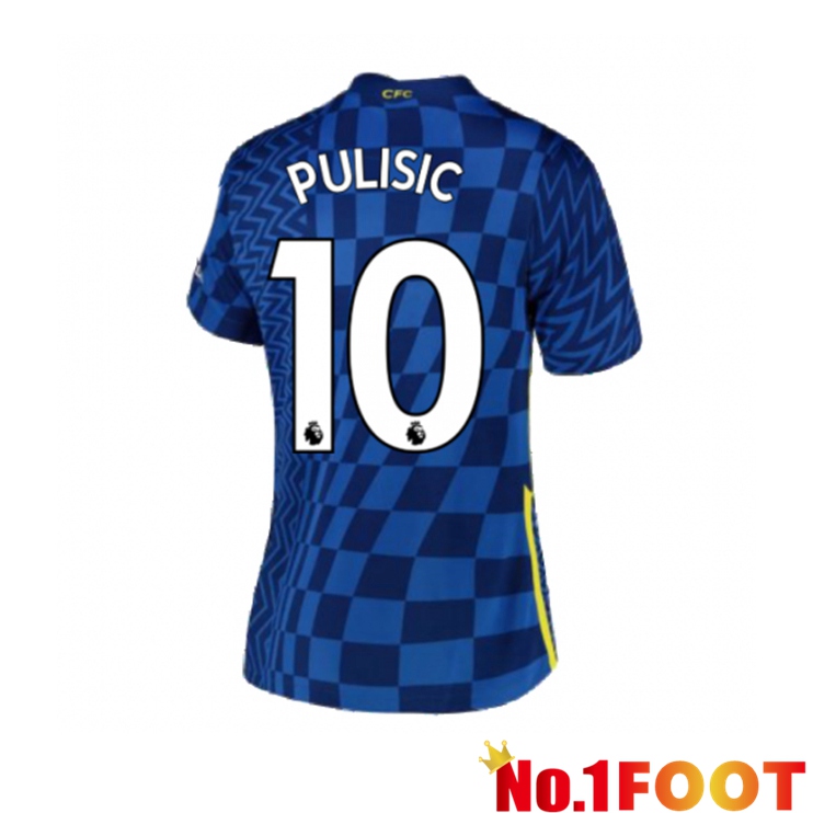 FC Chelsea (PULISIC 10) Womens Home Jersey Blue 2021/2022