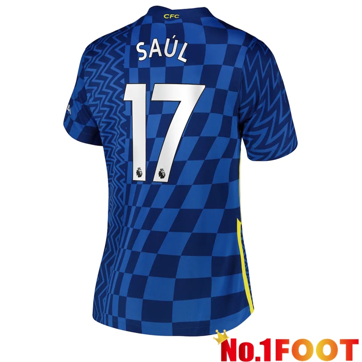 FC Chelsea (SAUL 17) Womens Home Jersey Blue 2021/2022