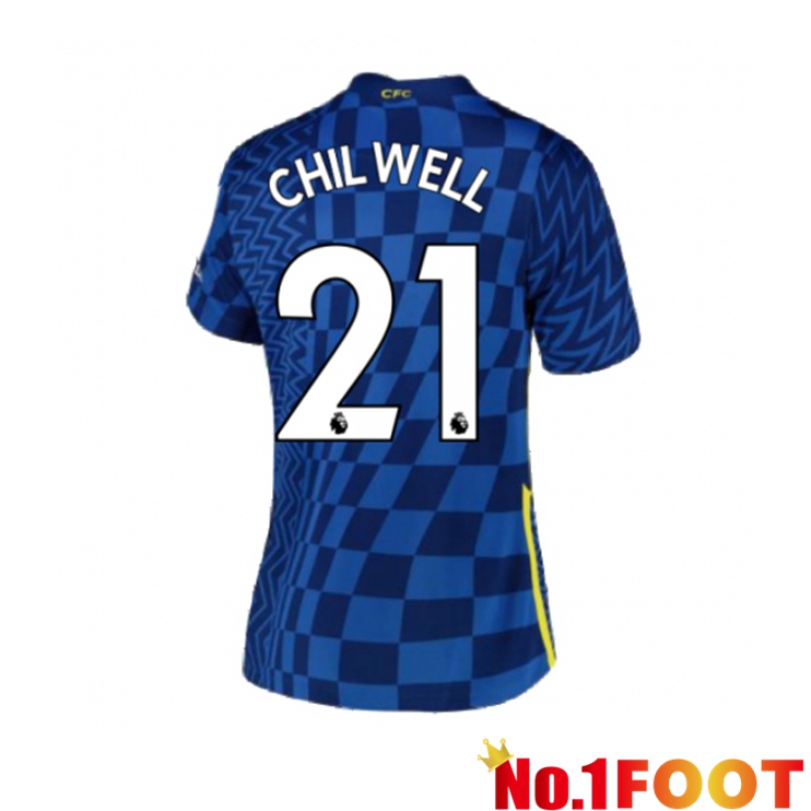 FC Chelsea (CHILWELL 21) Womens Home Jersey Blue 2021/2022