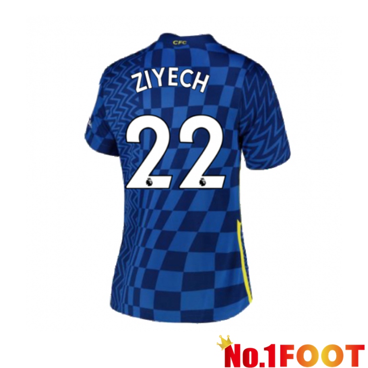 FC Chelsea (ZIYECH 22) Womens Home Jersey Blue 2021/2022