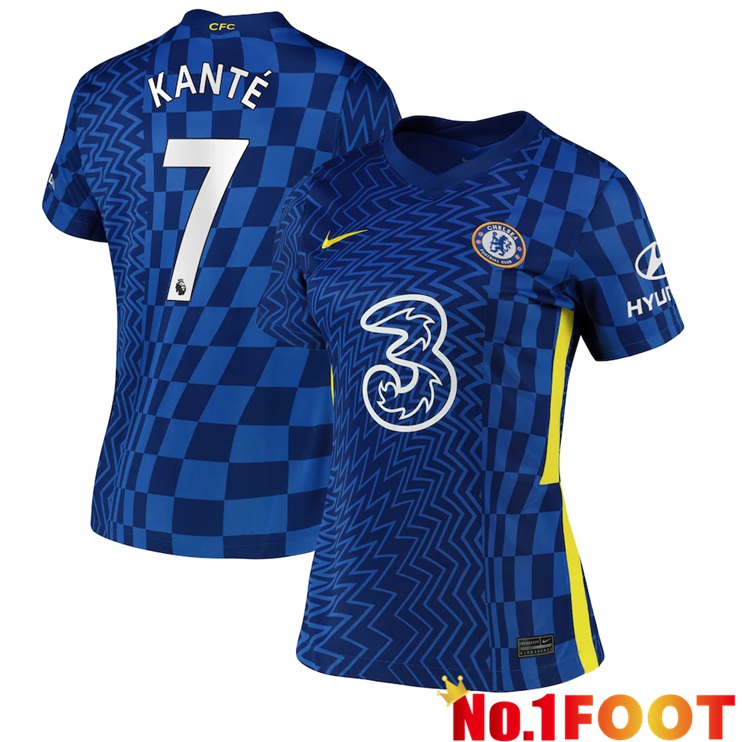 FC Chelsea (KANTE 7) Womens Home Jersey Blue 2021/2022