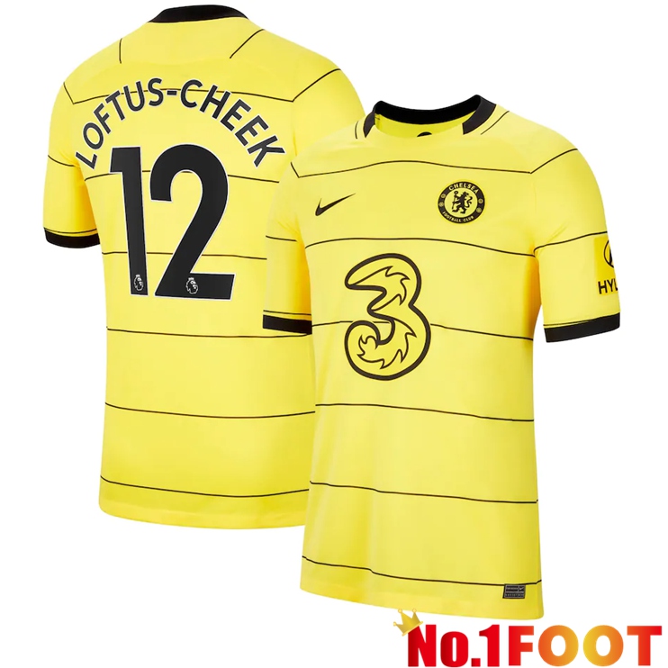 FC Chelsea (Loftus-Cheek 12) Away Jersey Yellow 2021/2022