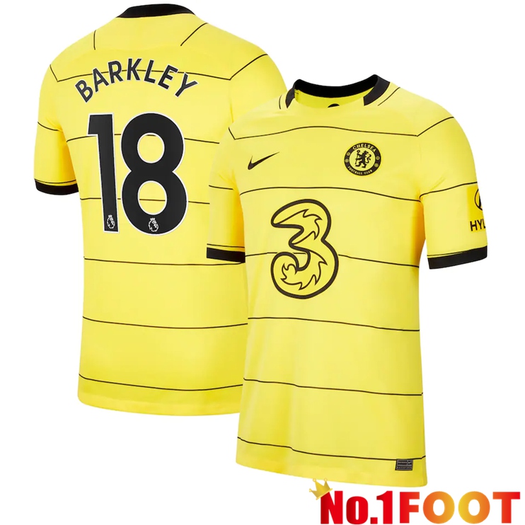 FC Chelsea (GIROUD 18) Away Jersey Yellow 2021/2022