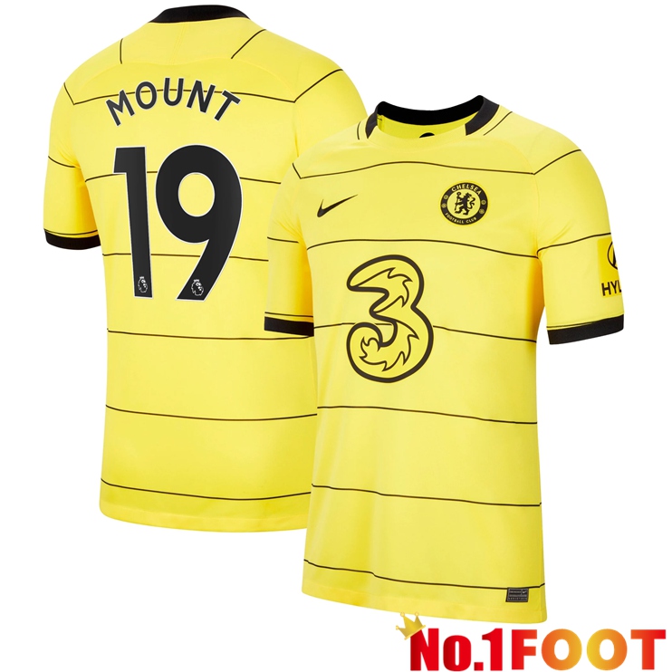 FC Chelsea (MOUNT 19) Away Jersey Yellow 2021/2022