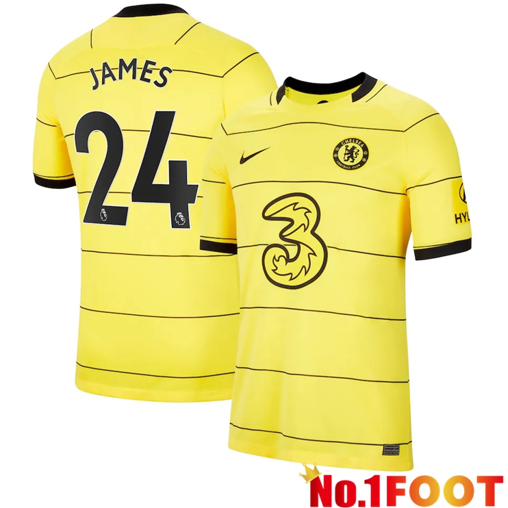 FC Chelsea (James 24) Away Jersey Yellow 2021/2022