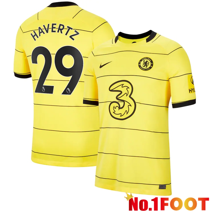 FC Chelsea (HAVERTZ 29) Away Jersey Yellow 2021/2022