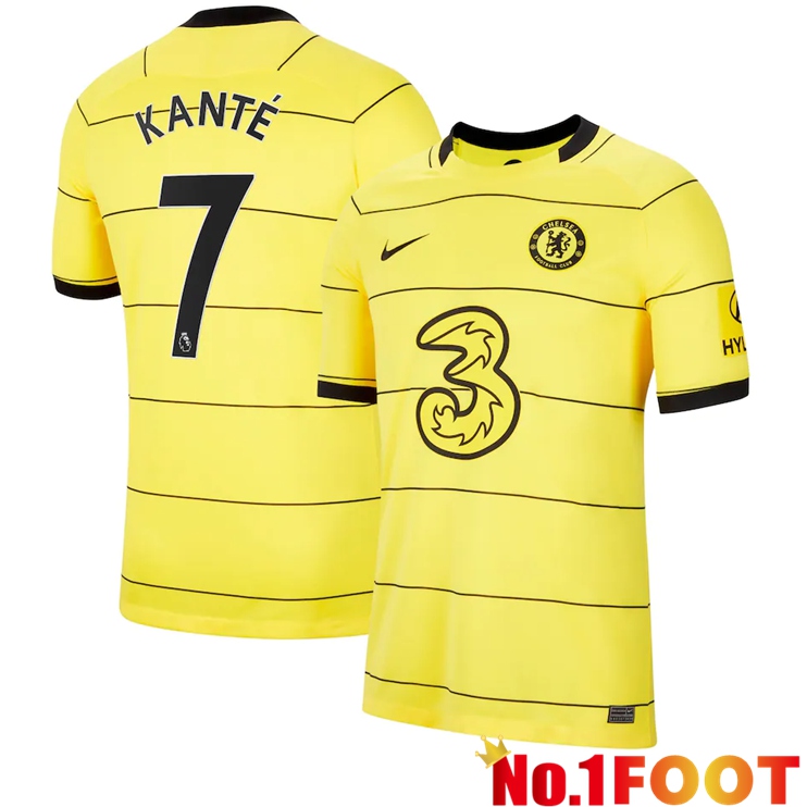 FC Chelsea (KANTE 7) Away Jersey Yellow 2021/2022