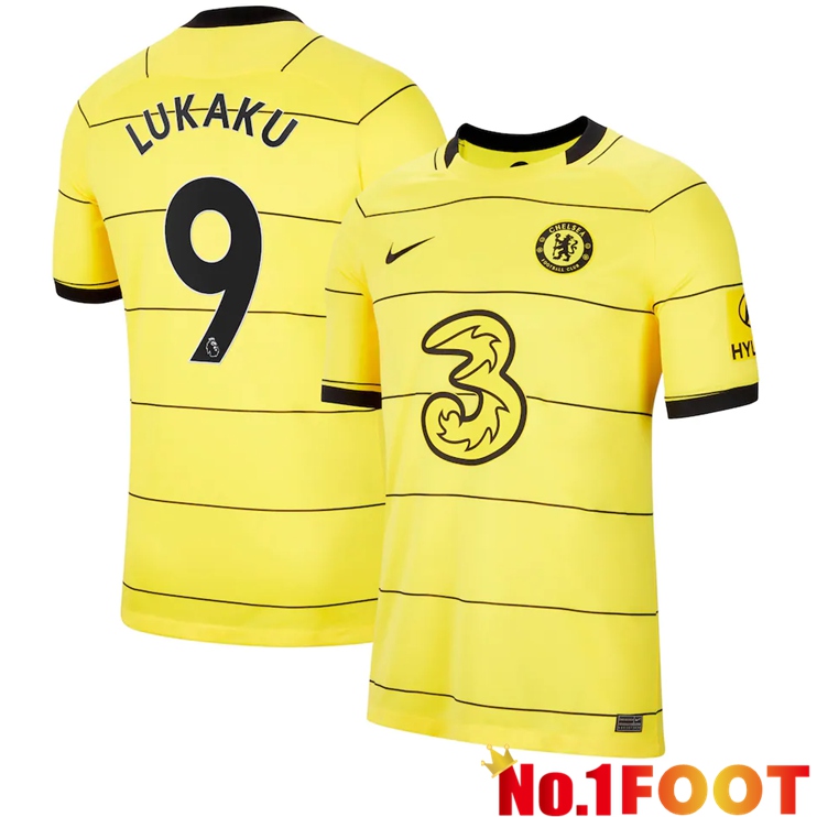 FC Chelsea (LUKAKU 9) Away Jersey Yellow 2021/2022