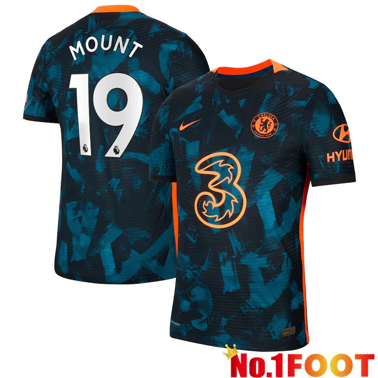 FC Chelsea (MOUNT 19) Third Jersey Green/Black 2021/2022