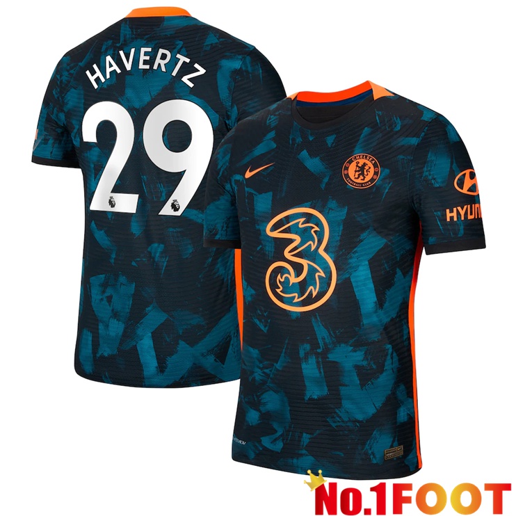 FC Chelsea (HAVERTZ 29) Third Jersey Green/Black 2021/2022