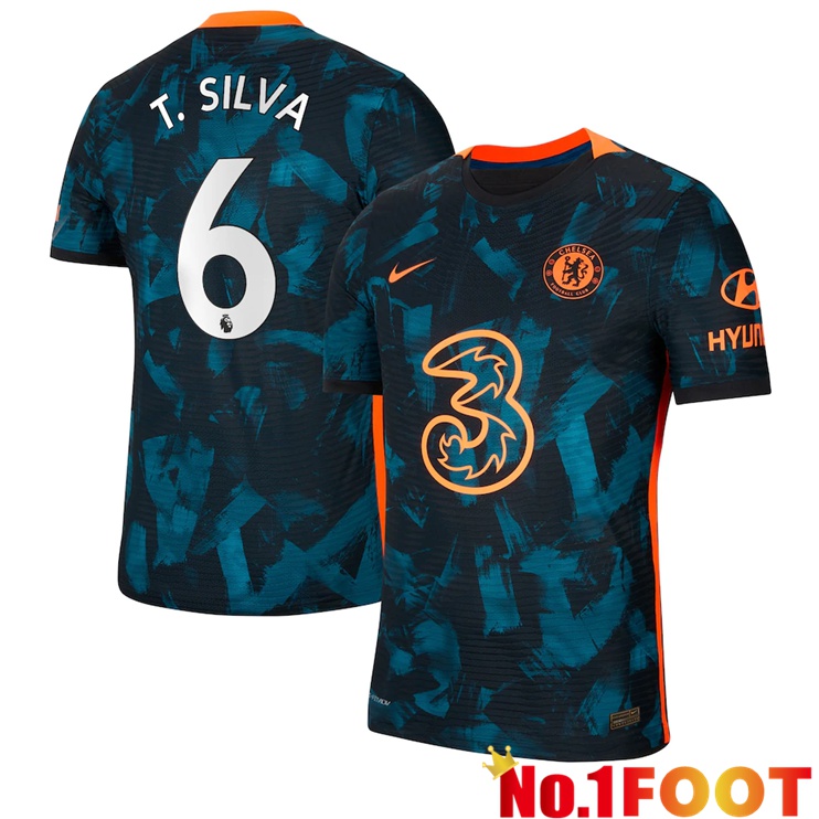 FC Chelsea (T. Silva 6) Third Jersey Green/Black 2021/2022