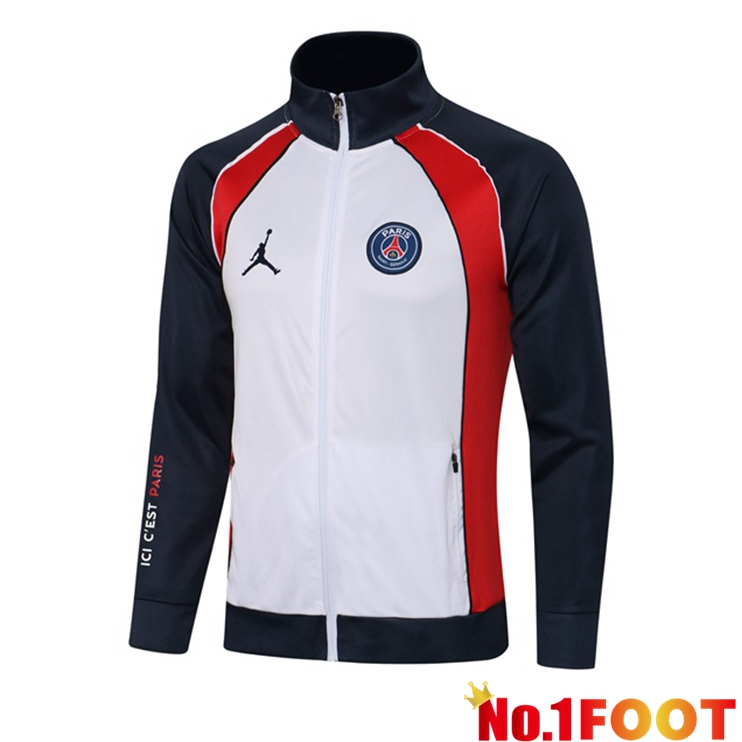 Jordan PSG Training Jacket White Blue Royal 2021/2022