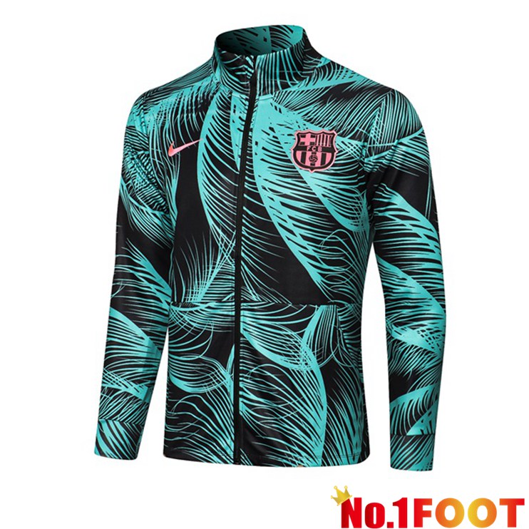 FC Barcelona Training Jacket Green Black 2021/2022