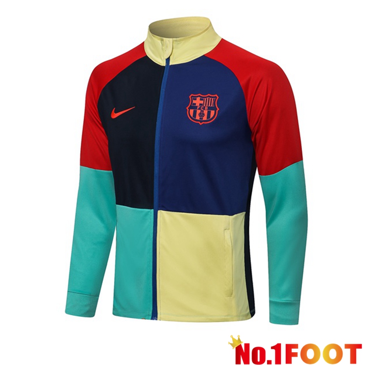 FC Barcelona Training Jacket Blue Green Black 2021/2022