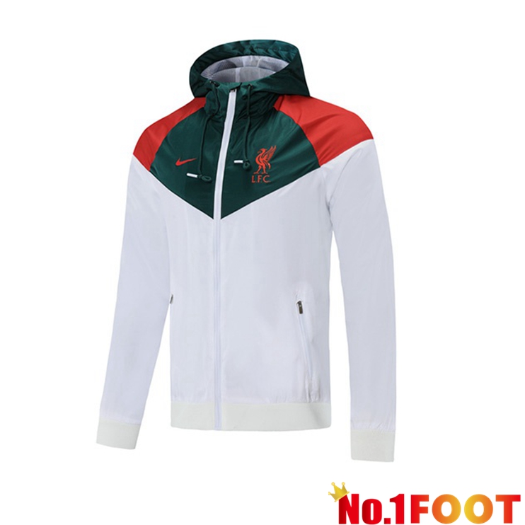 FC Liverpool Training Jacket Windbreaker White 2021/2022