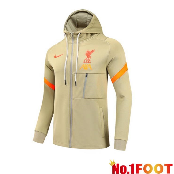 FC Liverpool Training Jacket Hoodie Yellow 2021/2022