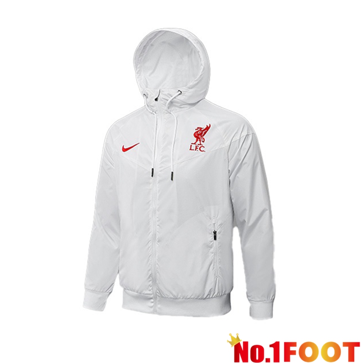 FC Liverpool Training Jacket Hoodie White 2021/2022