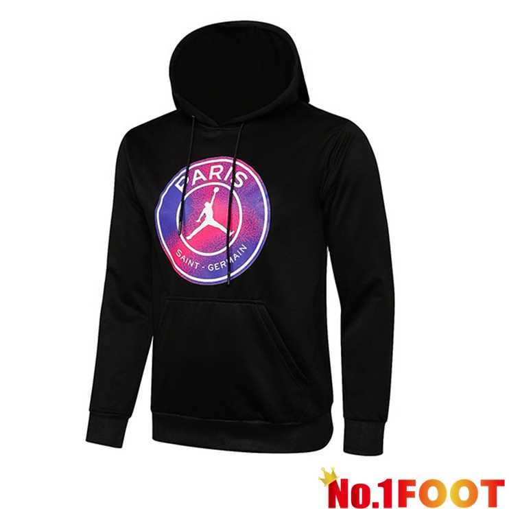 Jordan PSG Training Jacket Hoodie Black Purple 2021/2022