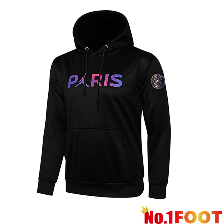 Jordan PSG Training Jacket Hoodie Black Purple 2021/2022