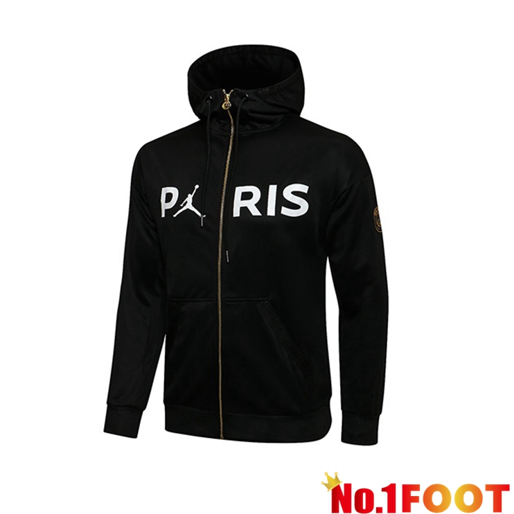 Jordan PSG Training Jacket Hoodie Black 2021/2022