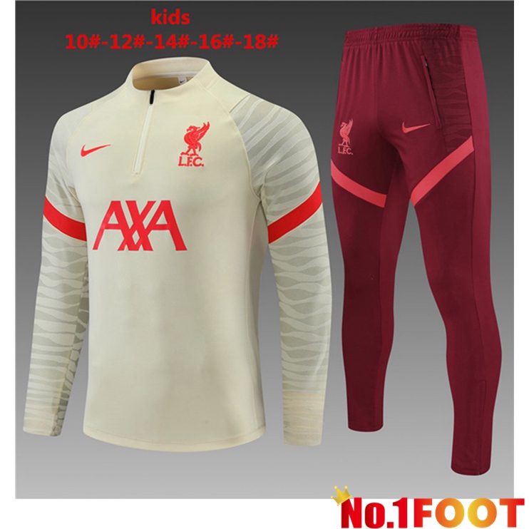 FC Liverpool Kids Training Tracksuit Yellow 2021/2022