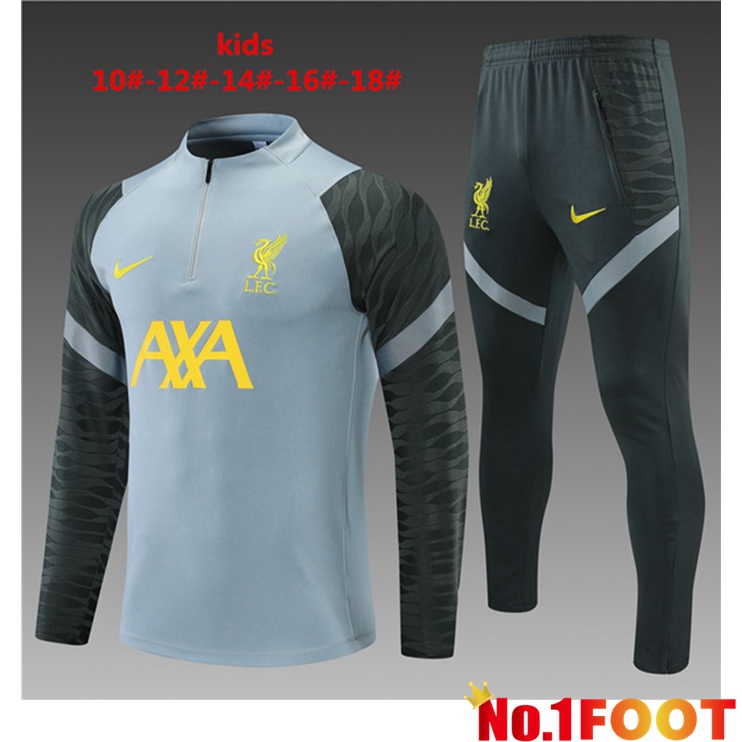 FC Liverpool Kids Training Tracksuit Grey 2021/2022