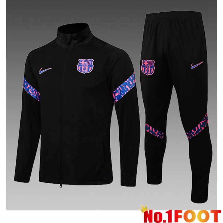 FC Barcelona Kids Training Tracksuit Black 2021/2022