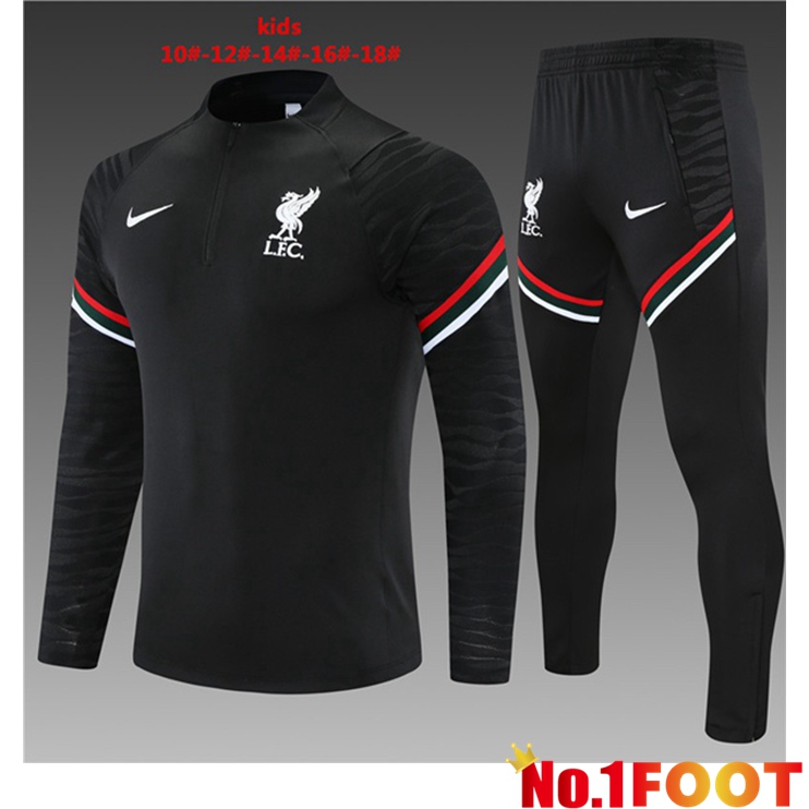 FC Liverpool Kids Training Tracksuit Black 2021/2022