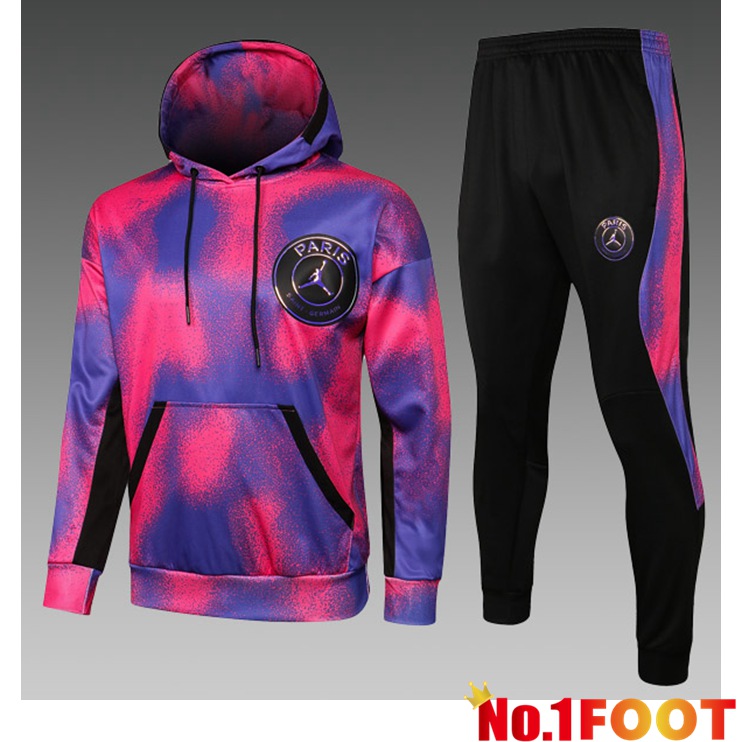 Jordan PSG Kids Training Tracksuit Hoodie Purple 2021/2022