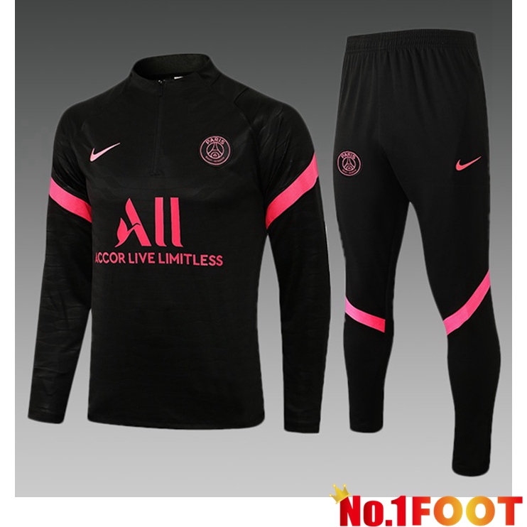 Paris PSG Kids Training Tracksuit Black 2021/2022