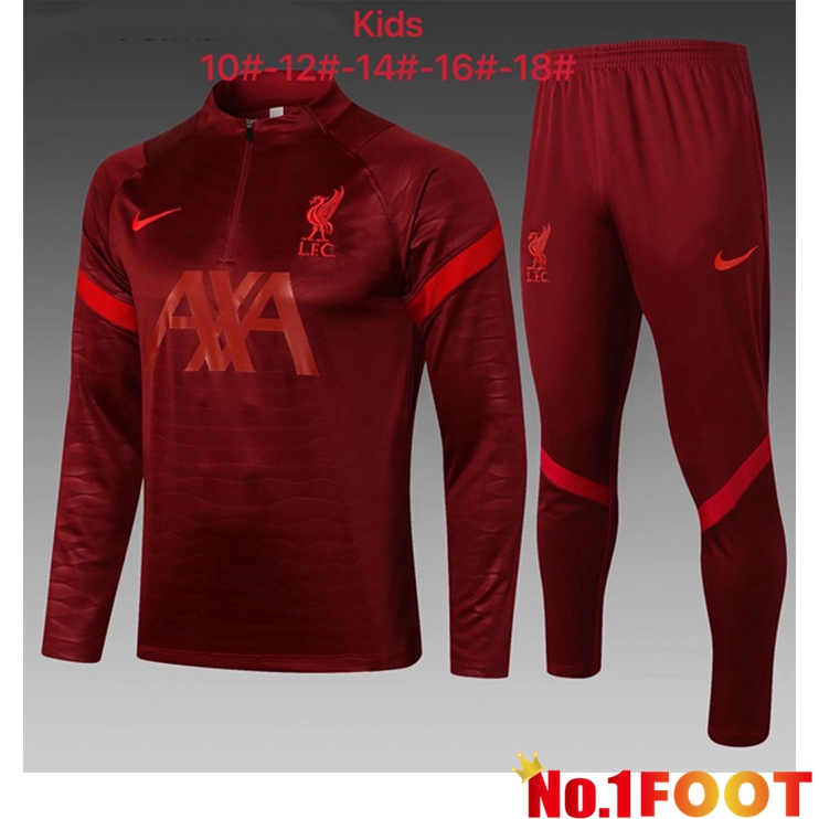 FC Liverpool Kids Training Tracksuit Red 2021/2022