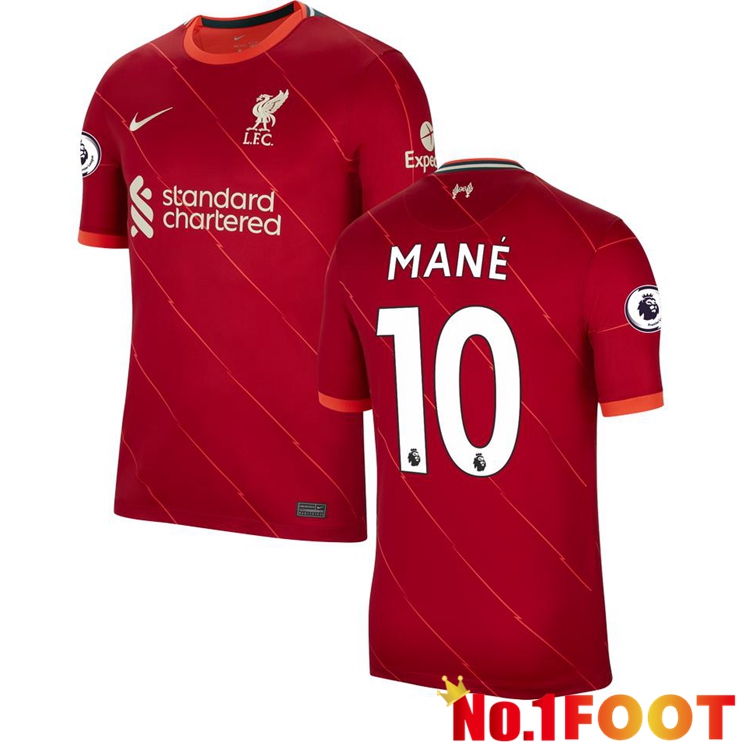 FC Liverpool (MANE 10) Home Jersey Red 2021/2022