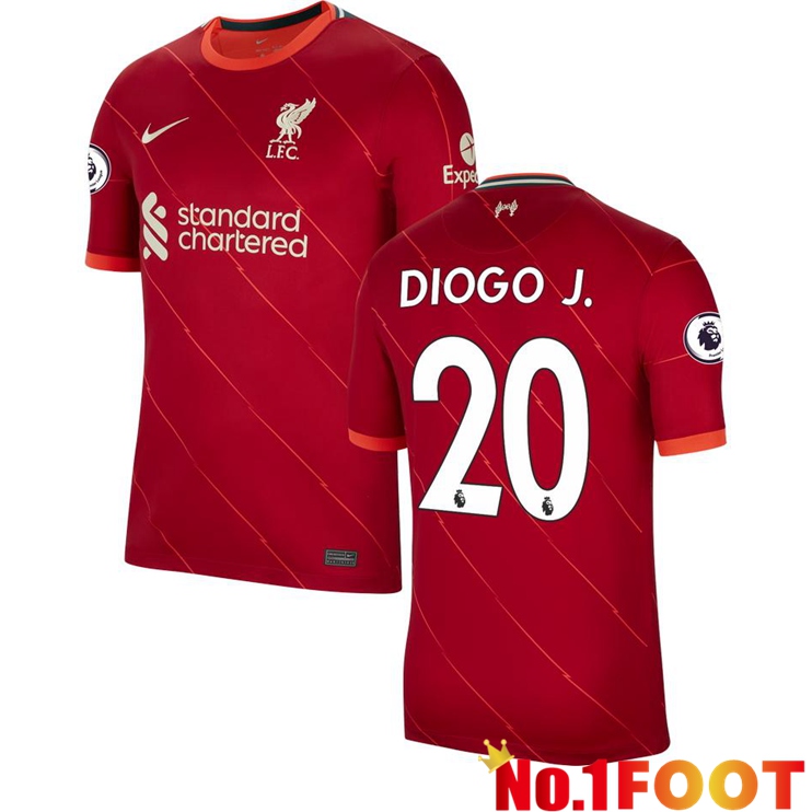 FC Liverpool (DIOGO J. 20) Home Jersey Red 2021/2022