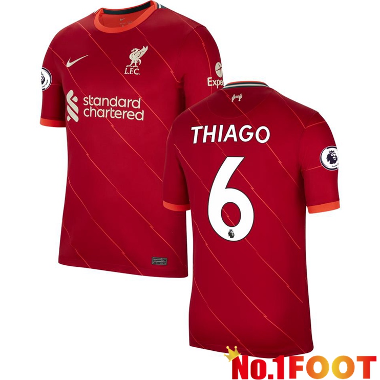 FC Liverpool (THIAGO 6) Home Jersey Red 2021/2022