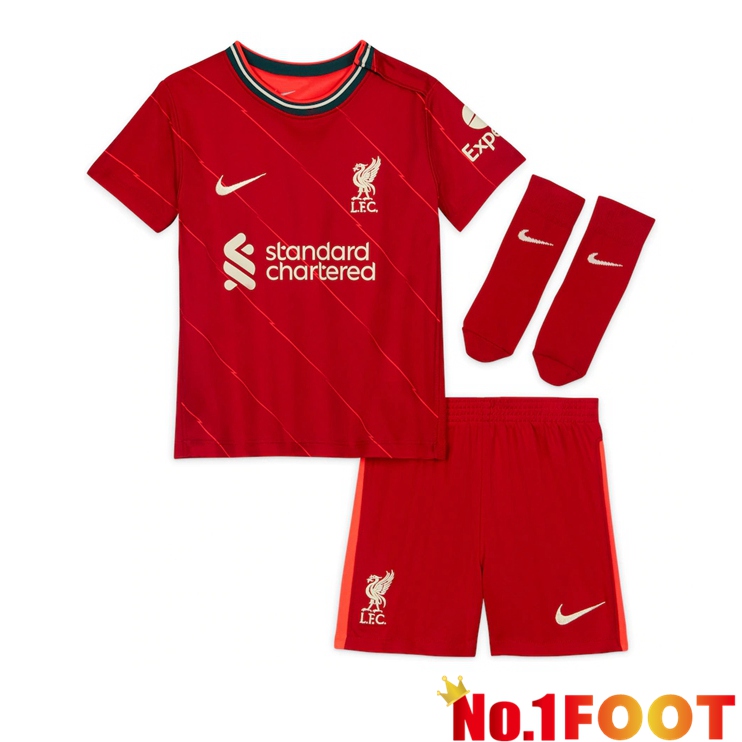 FC Liverpool Kids Home Jersey Red 2021/2022