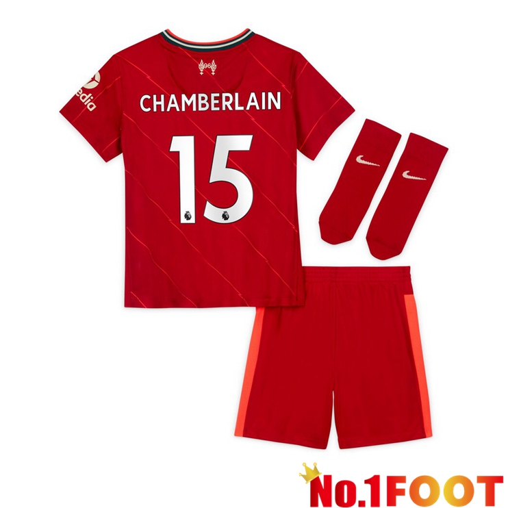 FC Liverpool (Chamberlain 15) Kids Home Jersey Red 2021/2022