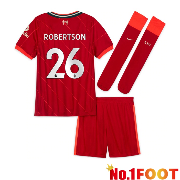 FC Liverpool (ROBERTSON 26) Kids Home Jersey Red 2021/2022